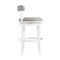 Alaterre Furniture Hanover Swivel Bar Height Bar Stool, White and Gray ANHN02PDC - alternate 3